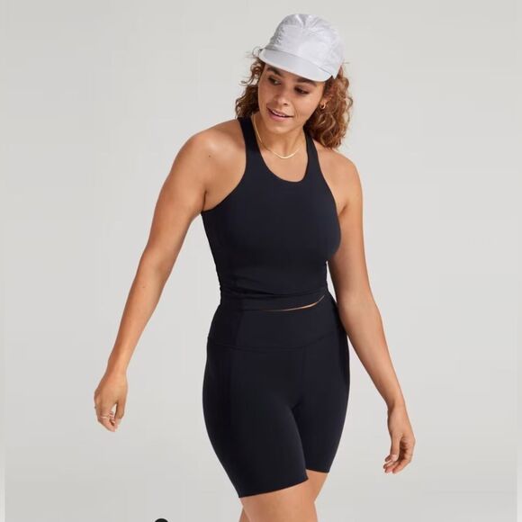 New Allbirds Natural Run Form Tank in Natural Black Size XS - Picture 1 of 16